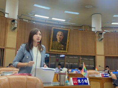 新北市議員陳乃瑜揭新店山坡地安全隱憂 關注幼兒園虐童案進度 籲新北市府積極作為守護民眾