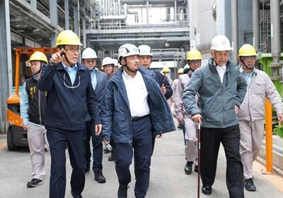 勞動部洪部長參訪長春石化苗栗廠,肯定工安管理作為,宣示強化廠場減災決心!