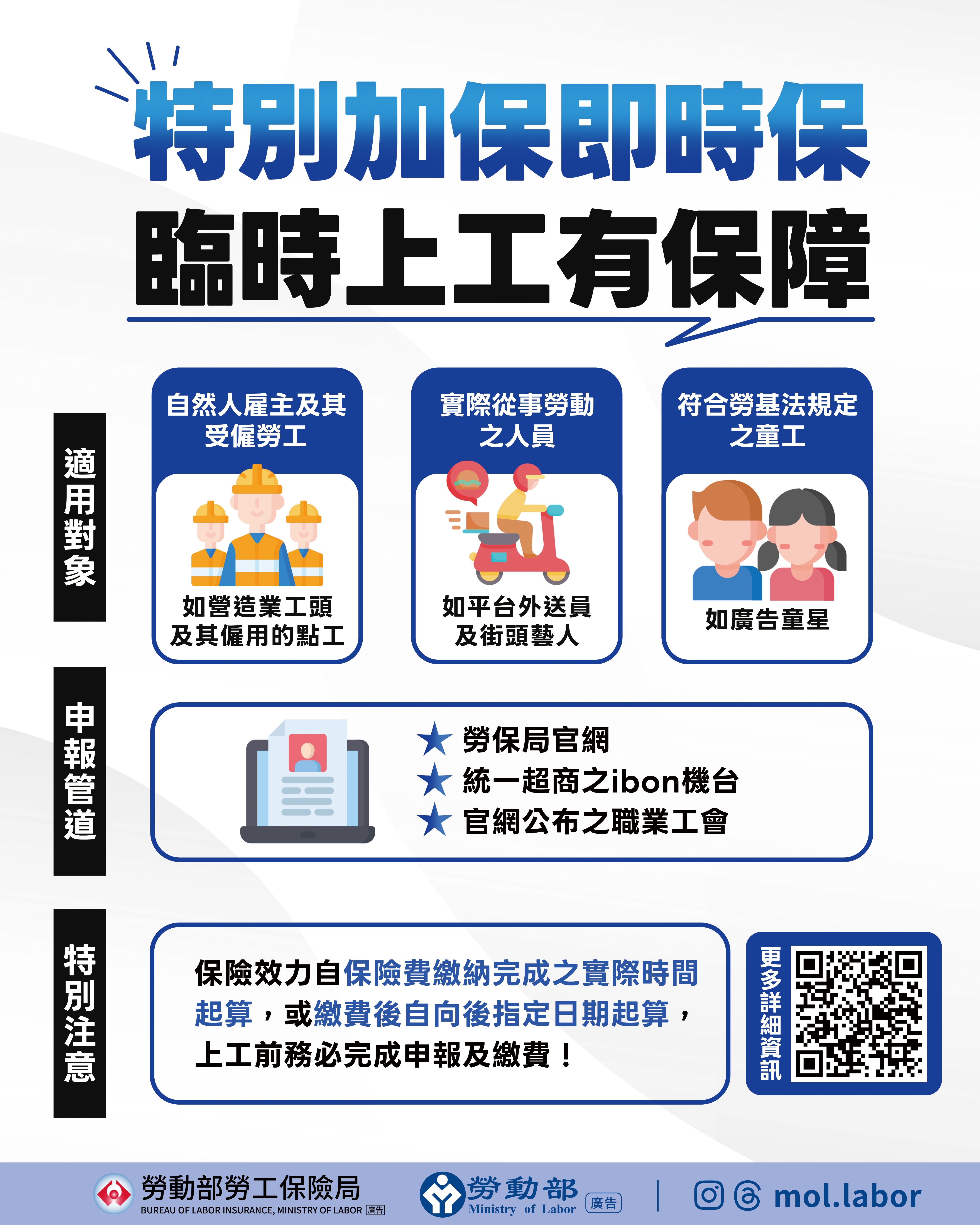 e99984e59c96_e789b9e588a5e58aa0e4bf9de58db3e69982e4bf9d-1 特別加保即時保,臨時上工有保障 展示圖